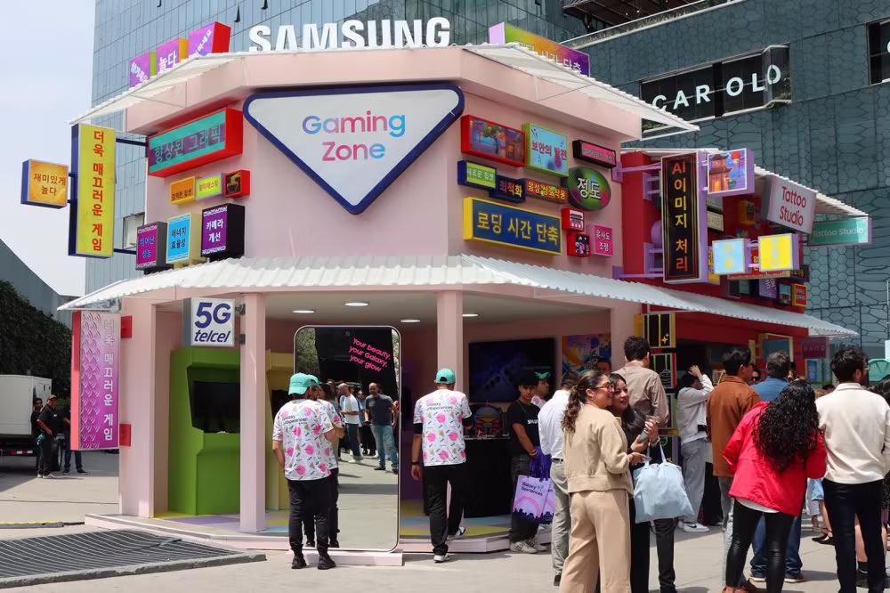 Samsung Galaxy Experiences — Gaming Zone y Tattoo Studio · Plaza Carso, CDMX